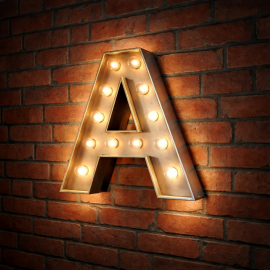 Litere volumetrice Las Vegas